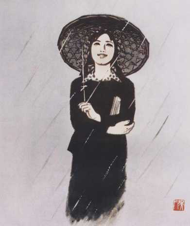 吴凡作品《无边春雨》